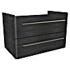 Modern 3.0 Waschtischunterschrank (49 x 76 x 42 cm, 2 Schubkästen, Darkoak, Matt)