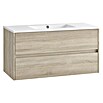 Mueble de lavabo Ten (45 x 100 x 60 cm, Roble)