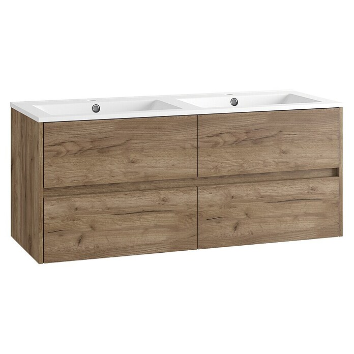 Mueble de lavabo Ten (L x An x Al: 45 x 120 x 60 cm, Tabaco) | BAUHAUS