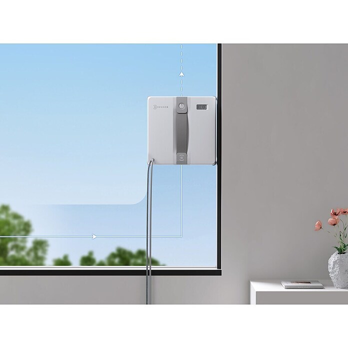 Ecovacs Robotski čistilnik oken Winbot Mini  (Prostornina vodnega rezervoarja robota: 60 ml, Sesalna moč: 7.500 Pa) | Roboti za čiščenje oken | Čistilni roboti | Naprave za čiščenje | Stroji | Orodja in stroji | Izdelki | BAUHAUS
