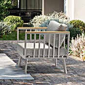 Acamp Loungemöbel-Set Gondola (4 -tlg., Polywood/Aluminium/Polyester, Taupegrau/Teak-färbig/Grau) | BAUHAUS