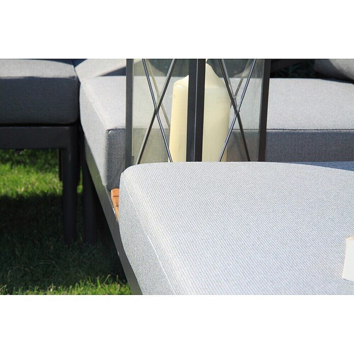 Acamp Loungemöbel-Set Paros (4 -tlg., Akazie, Anthrazit) | BAUHAUS