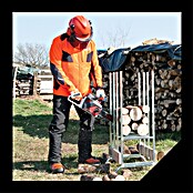 Oregon Pantalones resistentes al corte Yukon (XXL, Negro/Naranja, Unisex) | BAUHAUS
