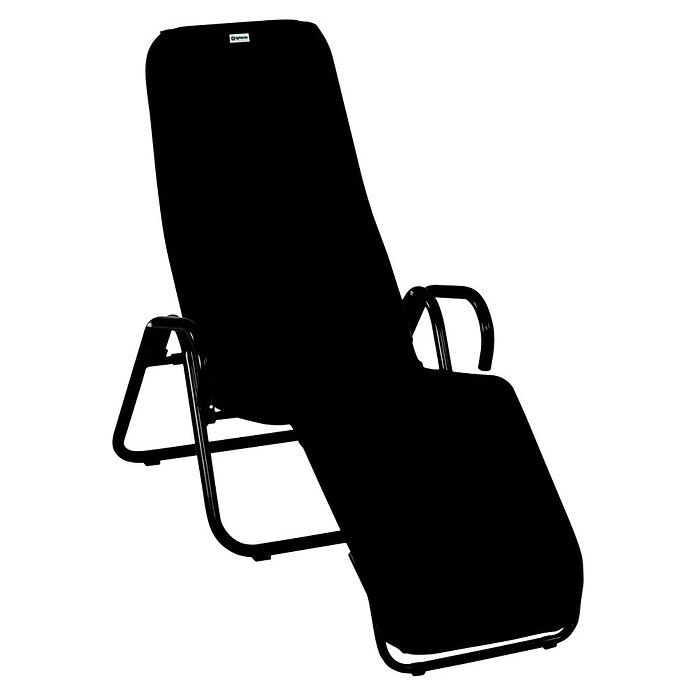 Acamp Komfortliege Calypso (L x B x H: 137 x 75 x 107 cm, Stahl, Nero) | BAUHAUS
