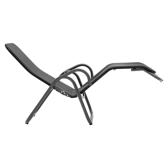 Acamp Komfortliege Calypso (L x B x H: 137 x 75 x 107 cm, Stahl, Grigio) | BAUHAUS