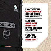 Oregon Pantalones resistentes al corte Yukon (XXL, Negro/Naranja, Unisex) | BAUHAUS