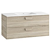 Mueble de lavabo Sofia 2C (L x An x Al: 46 x 100 x 50 cm, Roble bardolino) | BAUHAUS