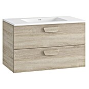 Mueble de lavabo Sofia 2C (L x An x Al: 46 x 80 x 50 cm, Roble bardolino) | BAUHAUS
