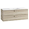 Mueble de lavabo Sofia 2C (L x An x Al: 46 x 120 x 50 cm, Roble bardolino) | BAUHAUS