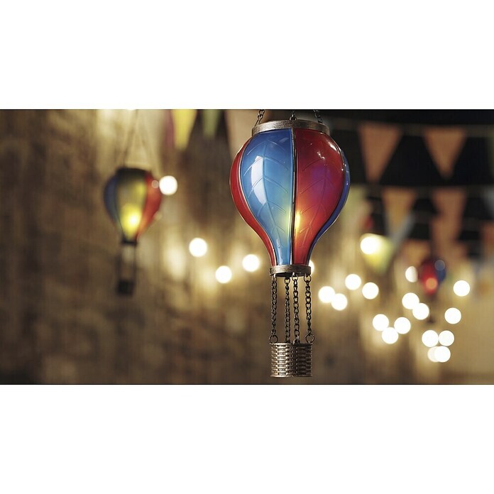 Dekorativna solarna svjetiljka Balon  (D x Š x V: 10,8 x 10,8 x 38 cm, Raznobojno, IP44) | BAUHAUS