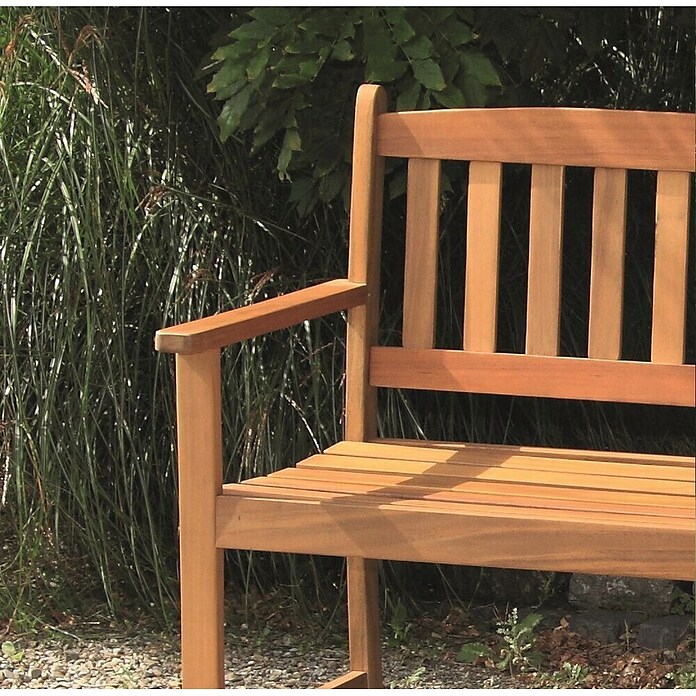 Acamp Gartenbank Woody (B x T x H: 110 x 86 x 56 cm, Akazie, Braun) | BAUHAUS