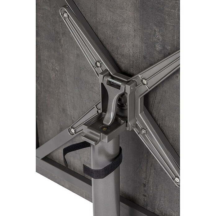 Acamp Gartentisch Acaplan (L x B x H: 80 x 80 x 72 cm, Hochdruck-Schichtpress, Quadratisch, Platin/Cemento/Grigio) | BAUHAUS