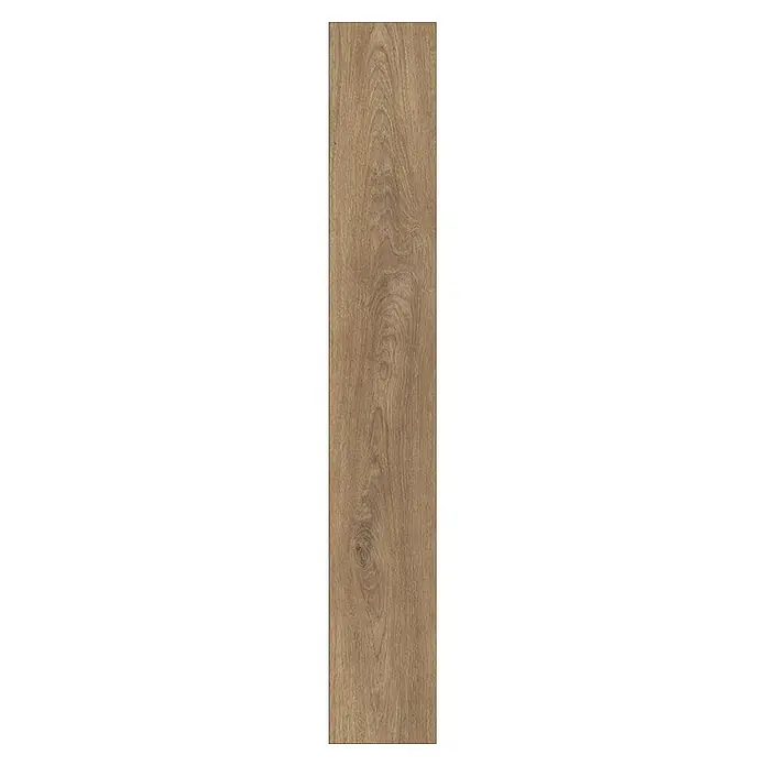 Krono Original Laminat Atlantic 7 - Clay Sola Oak, Landhausdiele, 1.288 x 195 x 7 mm - Braunes Bodenbrett in Holzoptik mit natürlicher Maserung.