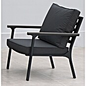 Acamp Loungemöbel-Set Samos (4 -tlg., Aluminium/Polyester/Polywood, Anthrazit/Vintage grau) | BAUHAUS
