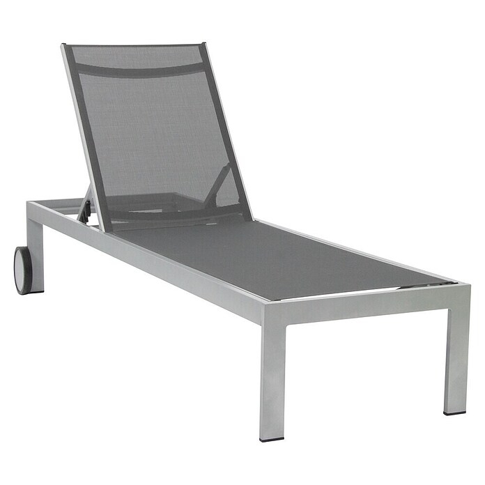 Acamp Gartenliege Rimini (Aluminium, Grau) | BAUHAUS