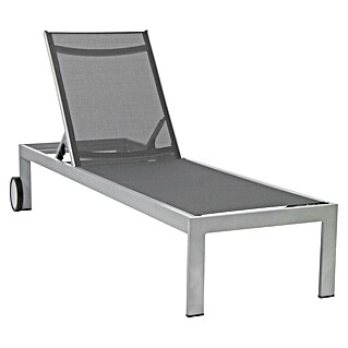 Acamp Rollliege Rimini (L x B x H: 206 x 66 x 35 cm, Aluminium, Grau)