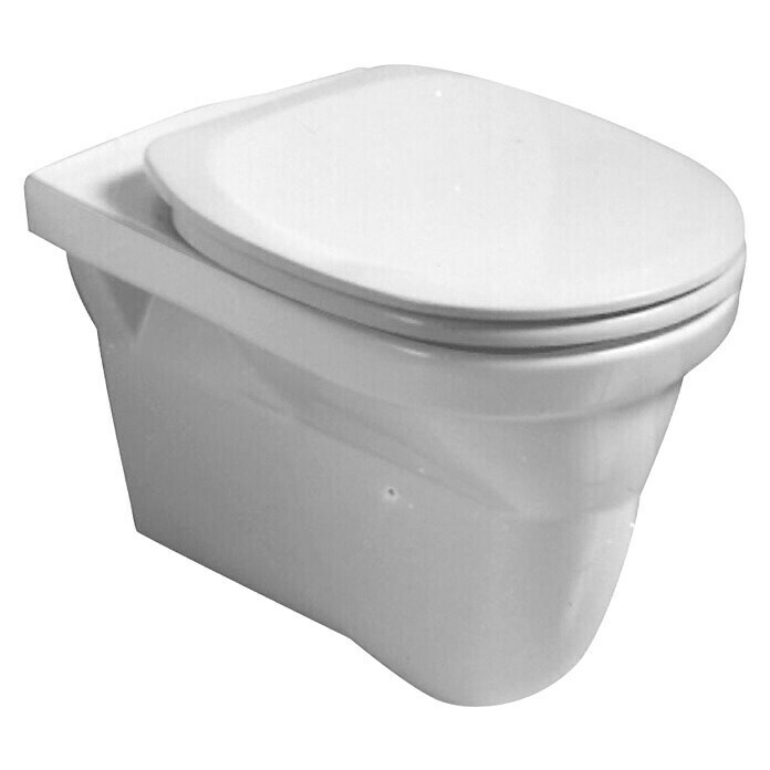 Laufen Object Wand-WC-Set (Mit WC-Sitz, Flachspüler, Weiß)
