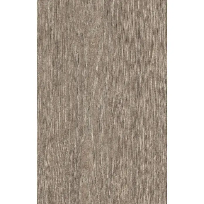 Krono Original Laminat Atlantic 8 - Grey Palais Oak, Landhausdiele, 1.288 x 195 x 8 mm - Helle braune Holzmaserung mit vertikalen Linien.