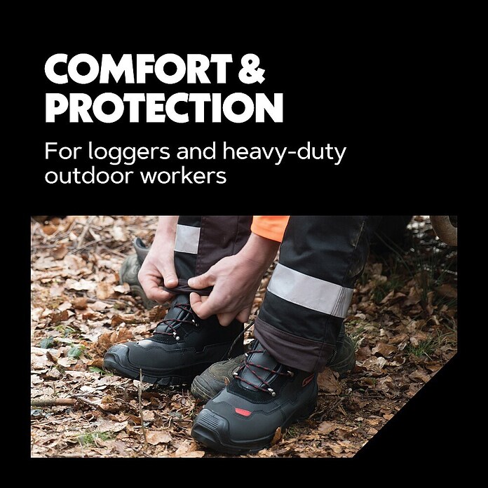Oregon Botas de seguridad Yukon (Talla de pie: 39, Negro, Piel) | BAUHAUS