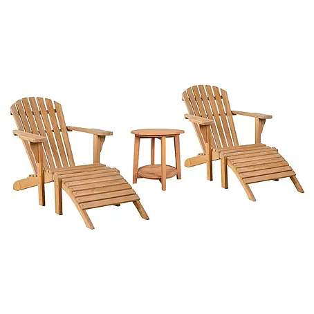 Bene Living  Gartenliegen-Set Adirondack Montreal & Milton