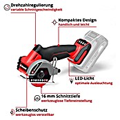 Einhell Professional Power X-Change 18V Akku-Trennschleifer TP-CO 18/76-C Li BL - Solo (18 V, Ohne Akku) | BAUHAUS
