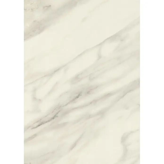 Krono Original Laminat Herringbone - Venato, Fischgrät, 630 x 126 x 8 mm - Heller beiger Marmor mit ausgeprägter grauer Maserung, ein klassisches und elegantes Oberflächenmaterial.