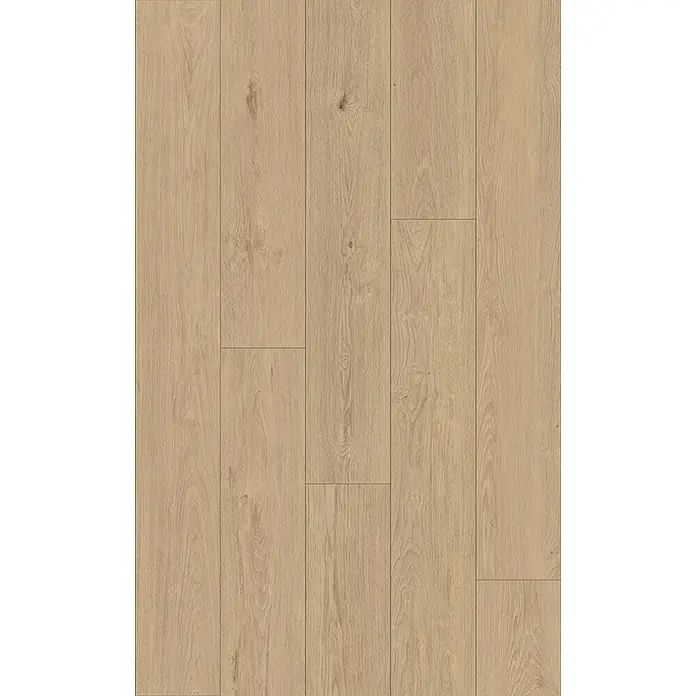 Krono Original Laminat Long Plank 8 - Blonde Montanara Oak, Landhausdiele, 2.003 x 245 x 8 mm - Helle braune Holzfußbodenbretter mit natürlicher Maserung.