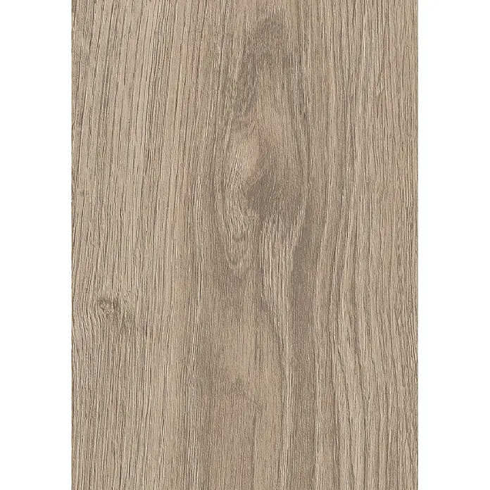 Krono Original Laminat Atlantic 8 - Mushroom Carpenter Oak, Landhausdiele, 1.288 x 195 x 8 mm - Helle, braune Holzmaserung.