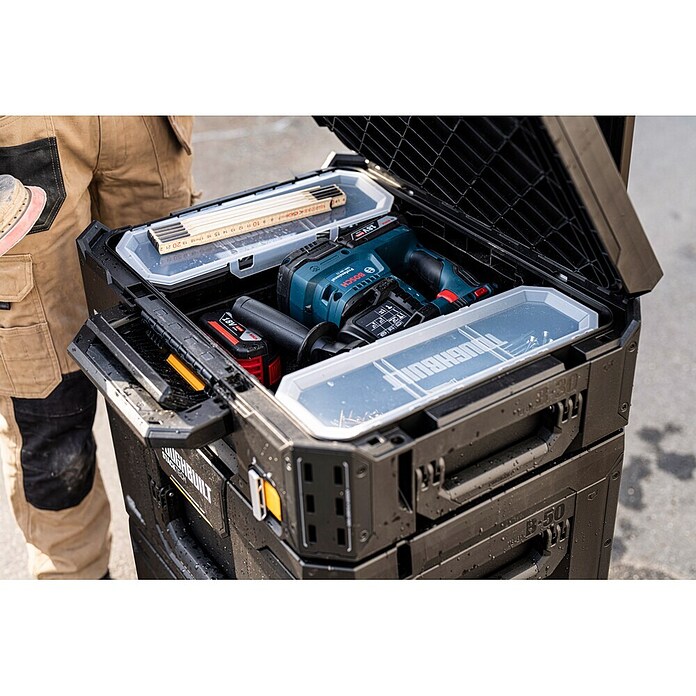 ToughBuilt StackTech Werkzeugkoffer-Set 3-tlg. (L x B x H: 50 x 56 x 83 cm, 3 -tlg., Räder) | BAUHAUS