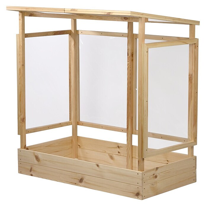 Dobar Tomatengewächshaus (L x B x H: 116 x 71 x 120 cm, Natur, Holz) | BAUHAUS