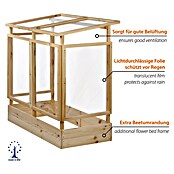 Dobar Tomatengewächshaus (L x B x H: 116 x 71 x 120 cm, Natur, Holz) | BAUHAUS
