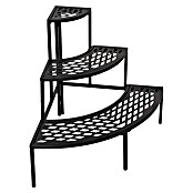 Dobar Blumentreppe 3-stufige Eckvariante (L x B x H: 60 x 60 x 60 cm, Anthrazit, Stahl) | BAUHAUS