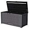 Dobar Garten-Aufbewahrungsbox London (L x B x H: 113 x 49,5 x 59,5 cm, Kunststoff, Grau) | BAUHAUS