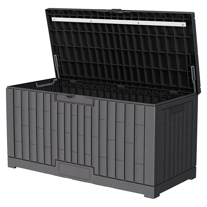 Dobar Garten-Aufbewahrungsbox London (L x B x H: 113 x 49,5 x 59,5 cm, Kunststoff, Grau) | BAUHAUS