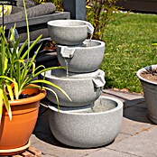 Dobar Gartenbrunnen Rama (51 x 46,5 x 75,5 cm, Kunststoff, Steingrau) | BAUHAUS