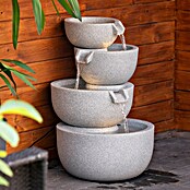 Dobar Gartenbrunnen Rama (51 x 46,5 x 75,5 cm, Kunststoff, Steingrau) | BAUHAUS