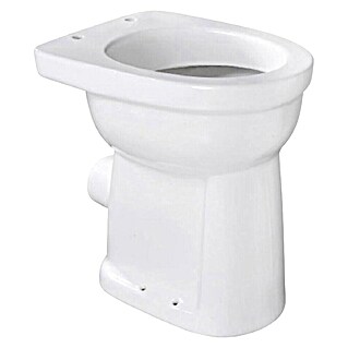 Stand-WC Europa (Mit Spülrand, Ohne Spezialglasur, Weiß)