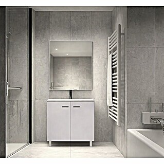 Conjunto de mueble de baño Smart (Ancho: 80 cm, Blanco, 3 pzs.)