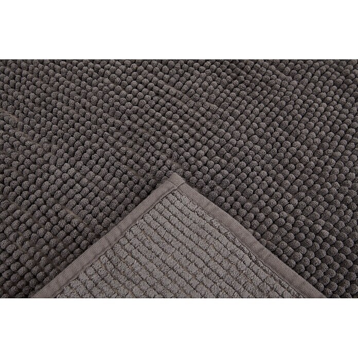 Badteppich Zottel (50 x 80 cm, Anthrazit, 100% Polyester) | BAUHAUS