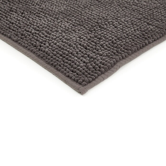 Badteppich Zottel (50 x 80 cm, Anthrazit, 100% Polyester) | BAUHAUS