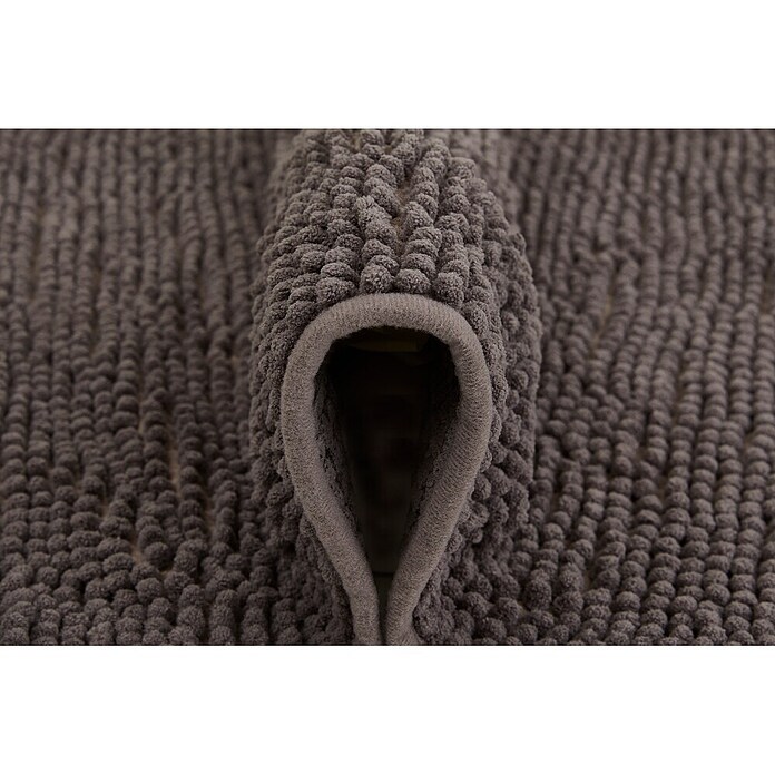 Badteppich Zottel (50 x 80 cm, Anthrazit, 100% Polyester) | BAUHAUS
