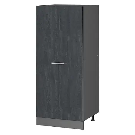 Vicco Vorratsschrank R-Line, Schwarz Beton, 60 cm
