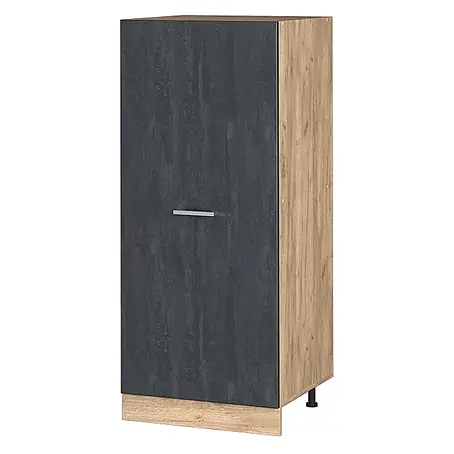 Vicco Vorratsschrank R-Line, Schwarz Beton, 60 cm