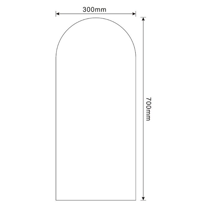 Best Design Wandspiegel Holten (30 x 70 cm, Holten) | BAUHAUS