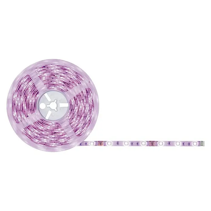 Paulmann LED-Band SimpLED - 7,5 m, RGB - Produktbild einer flexiblen LED-Leiste auf einer Spule. Ideal für dekorative Beleuchtung im Innenbereich.