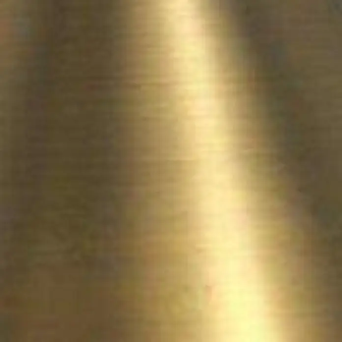 PR Home Wandleuchte Anton - 25 W, E27 - Gebürstete Messingmetalltextur mit diagonaler Lichtreflexion.