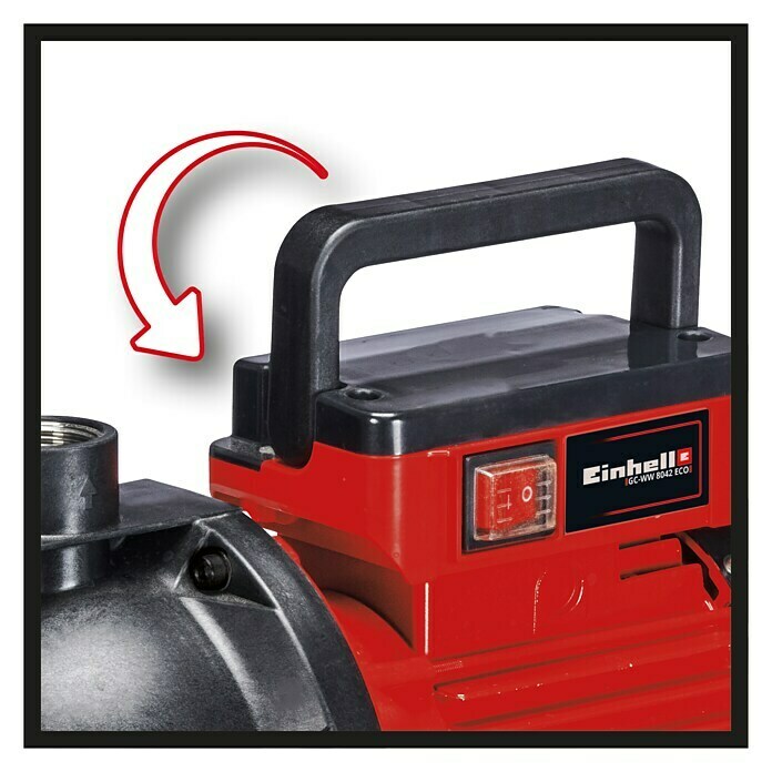 Einhell Hauswasserwerk GC-WW 8042 ECO800 W, Max. Fördermenge: 4.200 l/h, Max. Druck: 4,3 bar Detail Shot