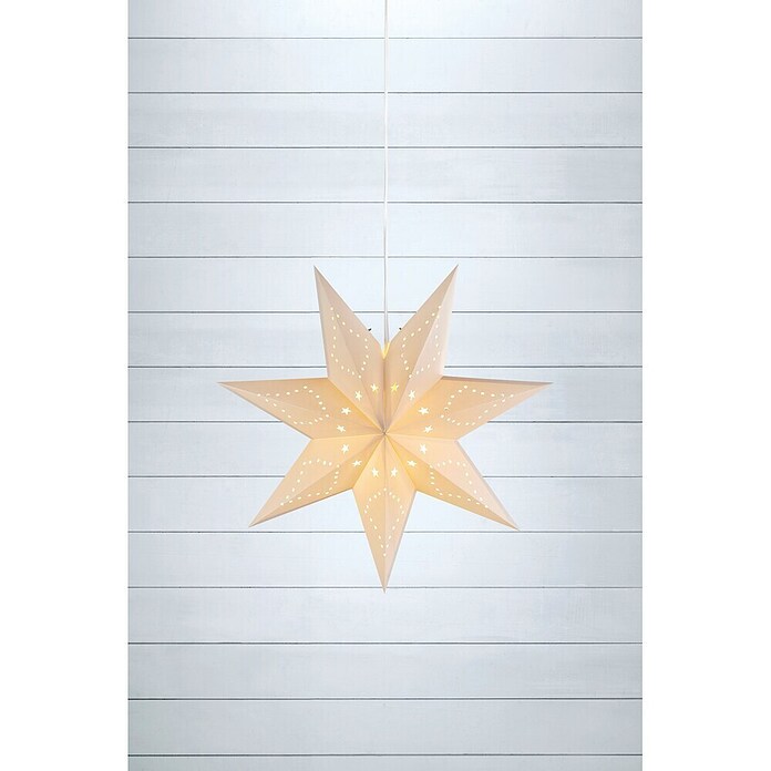 Markslöjd Leuchtstern (Weiß, Durchmesser: 45 cm)