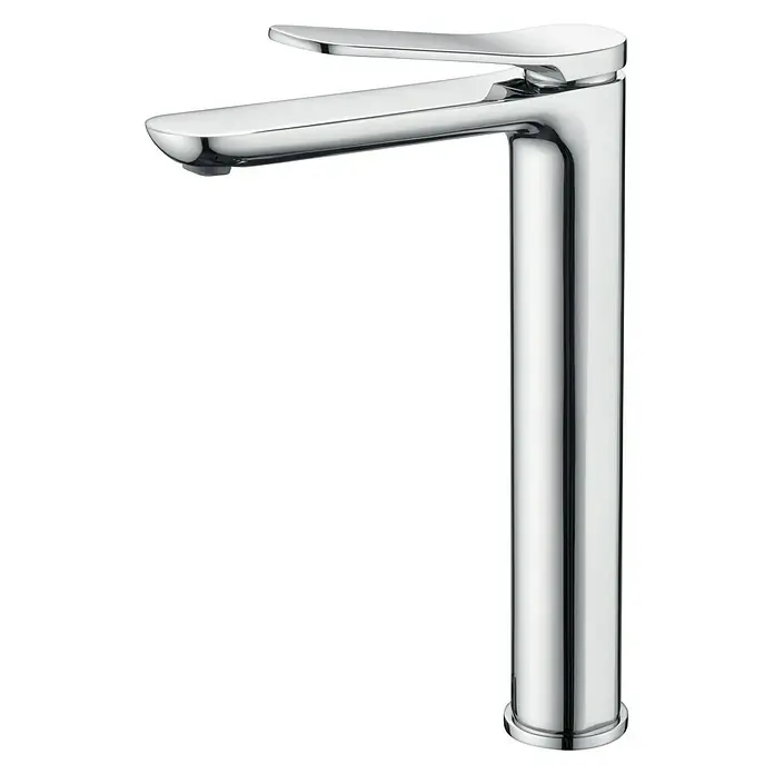 Imex Dinamarca Grifo de lavabo alto - Cromo - Elegante grifo monomando de lavabo cromado con diseño moderno y alta funcionalidad. Ideal para baños con estilo.