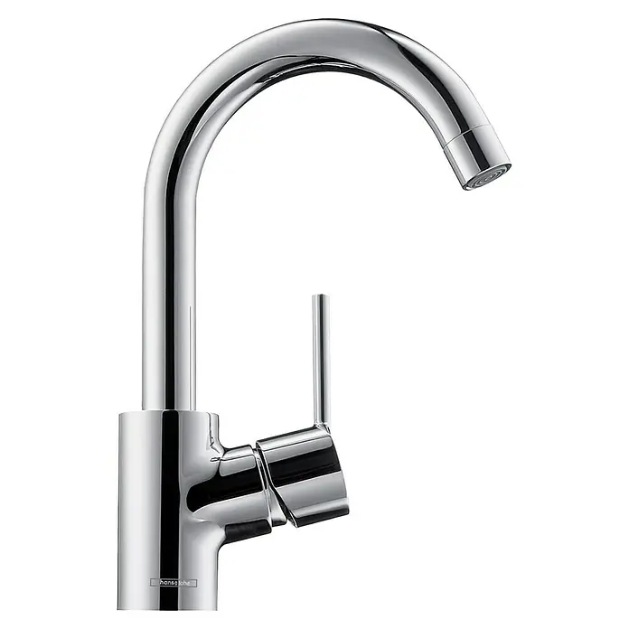 Hansgrohe Talis S Waschtischarmatur 200 - Chrom, Glänzend - Glänzender Hansgrohe Einhebel-Waschtischmischer mit hohem Auslauf und modernem Design für stilvolle Badezimmer.